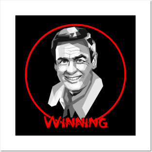 Winning (Bob Barker / The Price is Right) black white Posters and Art